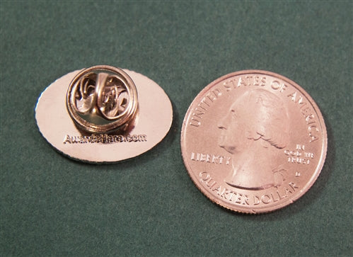 Silver 35 Years Service Award Pin
