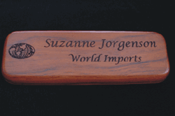 Engraved Rosewood Pen, Pencil and Box - awardshere.com