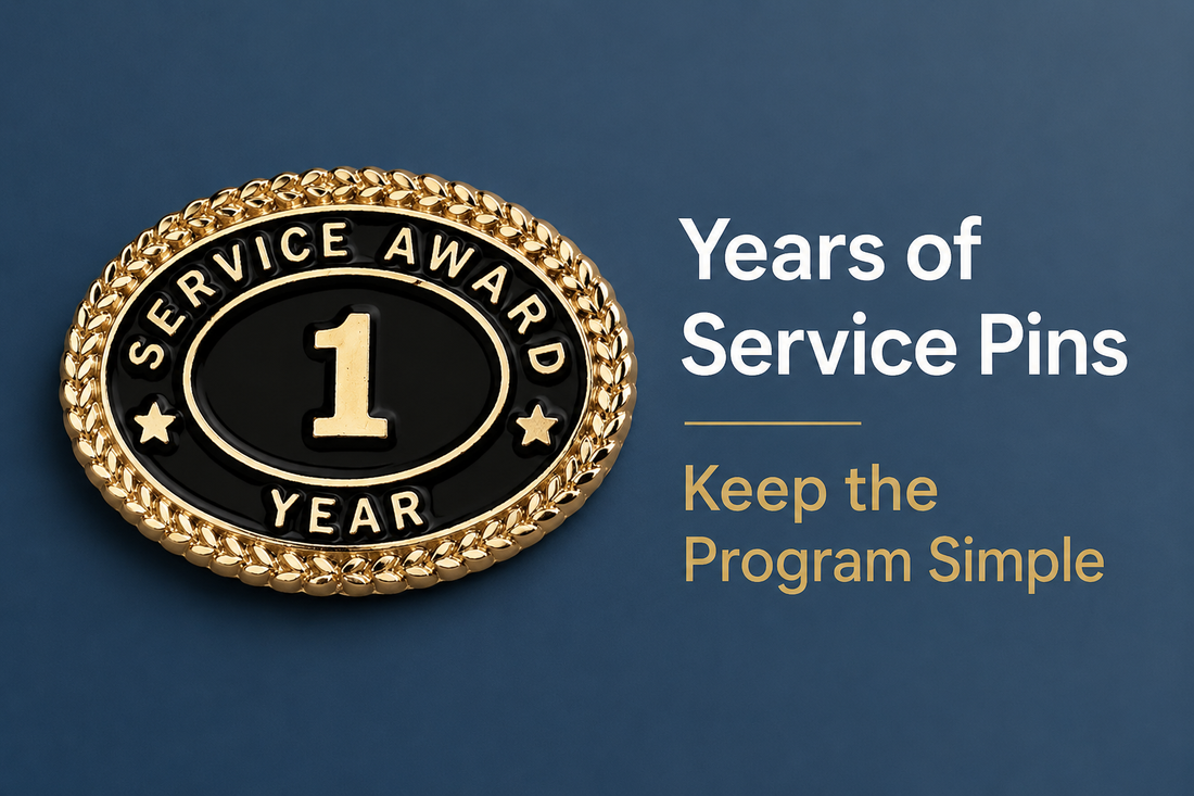 Years of Service Pins: Build a Simple Program – awardshere.com