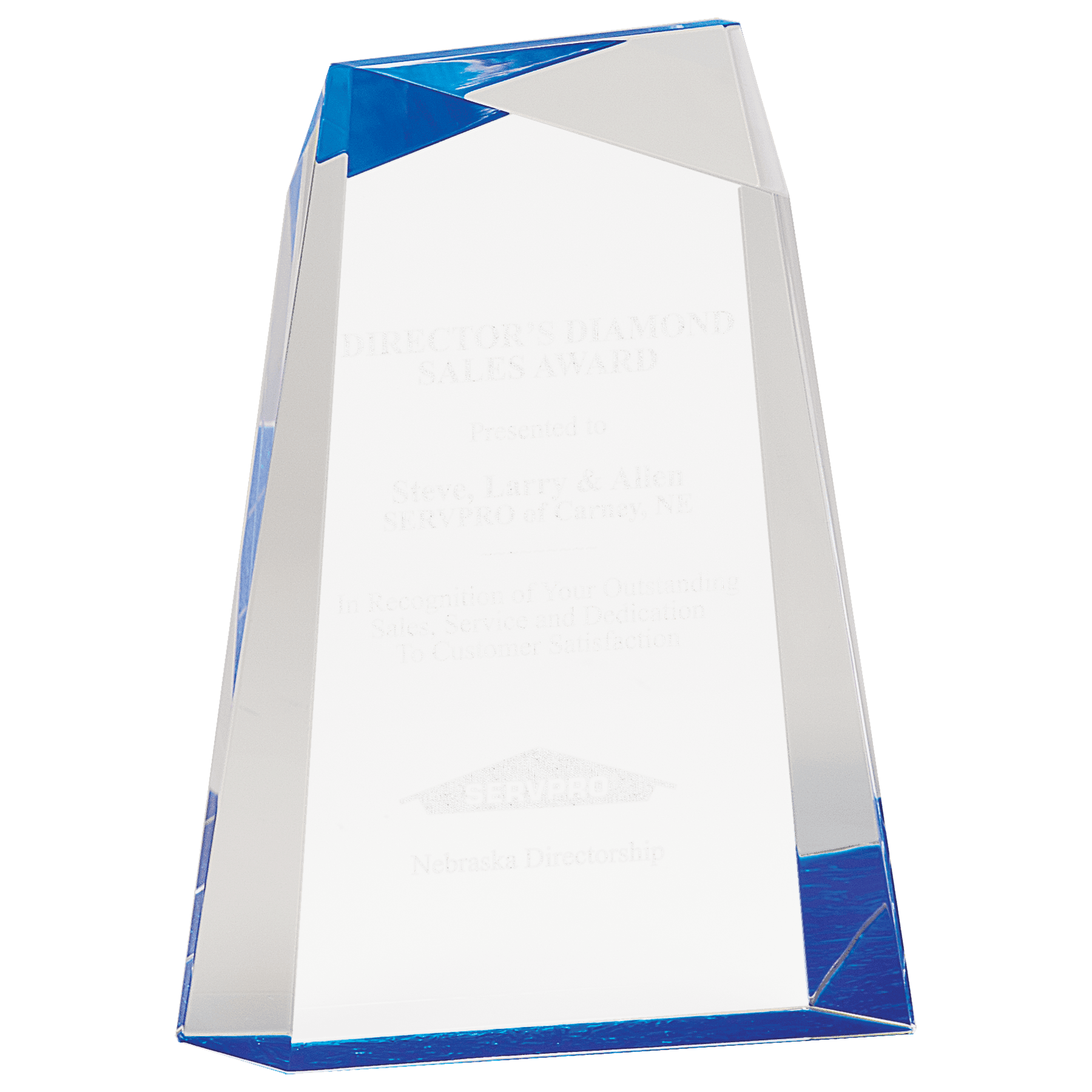 Facet Wedge Acrylic Award