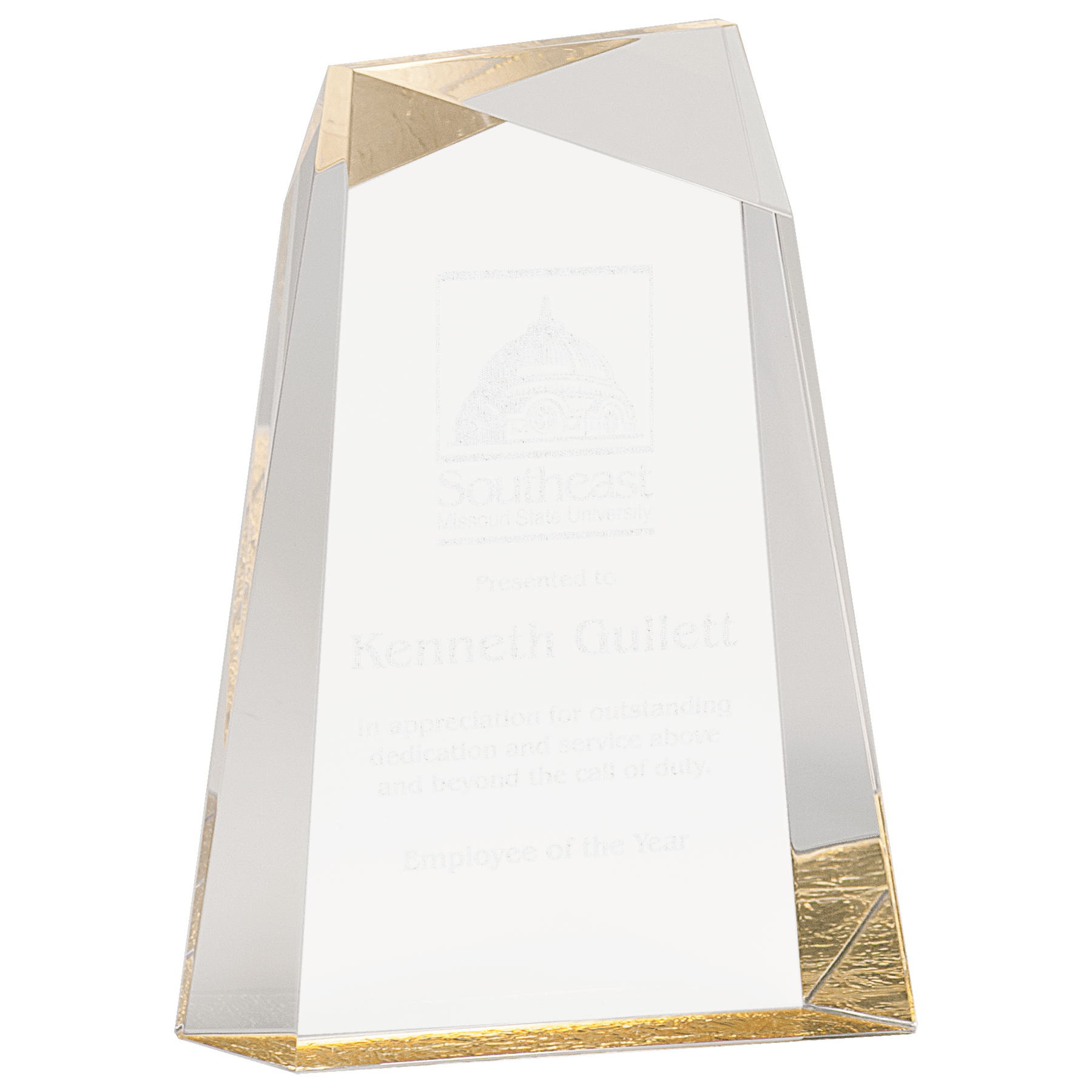 Facet Wedge Acrylic Award