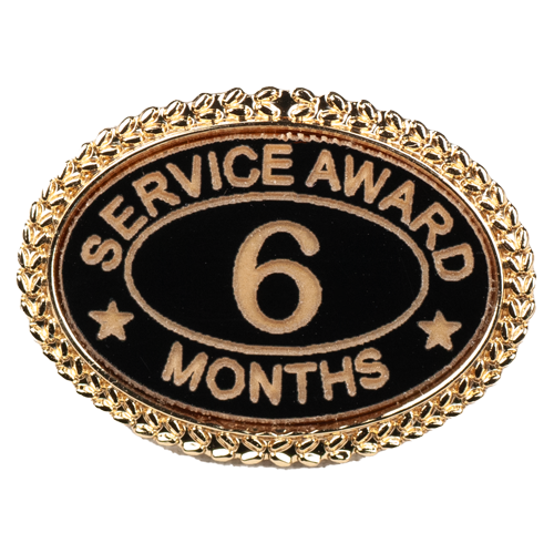 Months of Service Lapel Pin