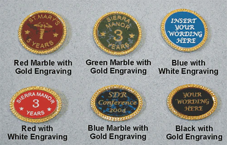 Custom Oval Lapel Pin