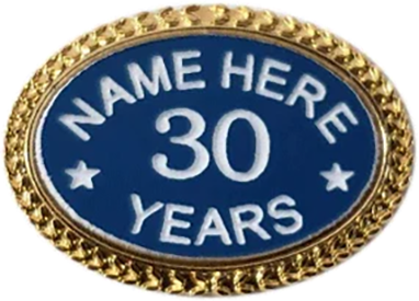 Custom Oval Lapel Pin