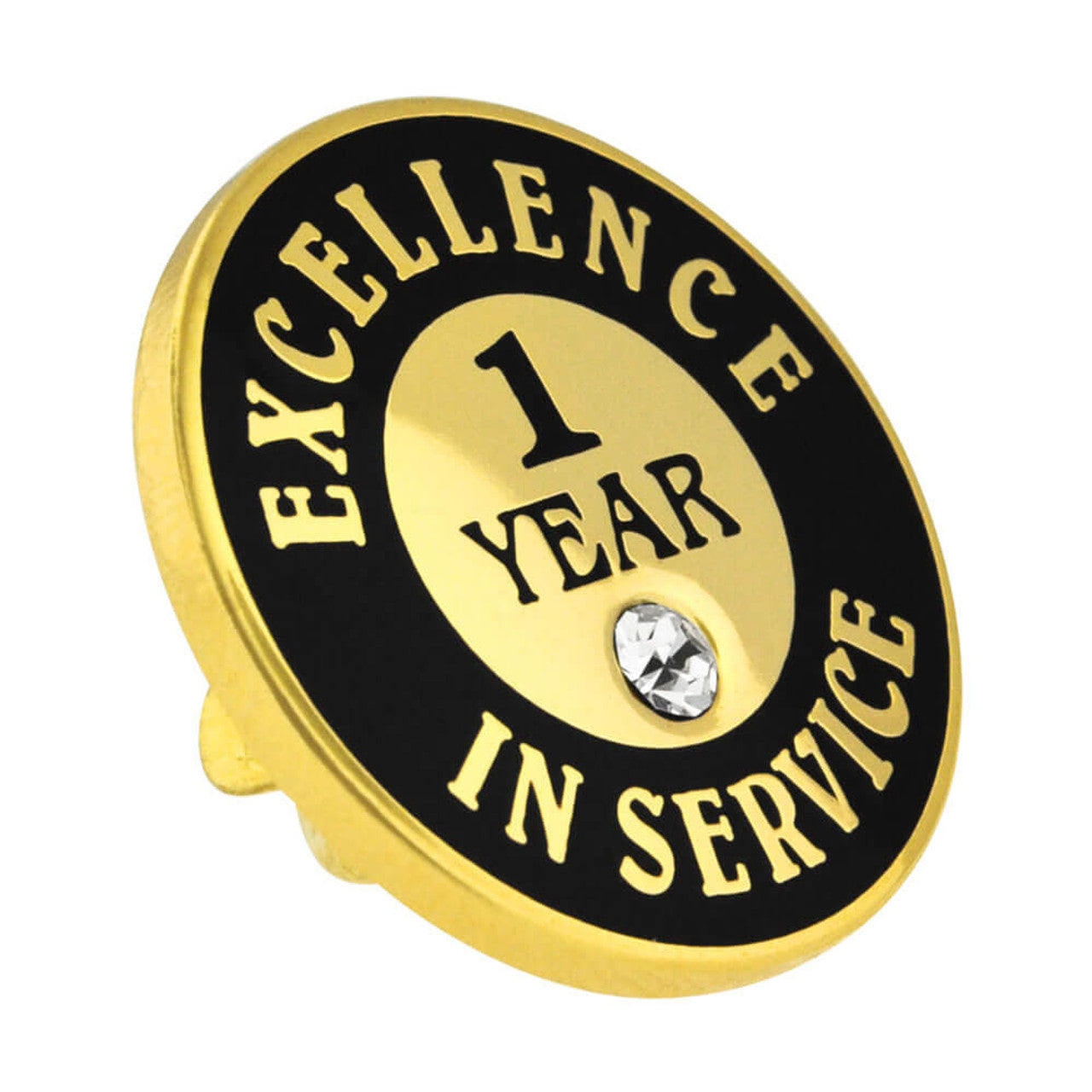 32 Years of Service Pin with Stone