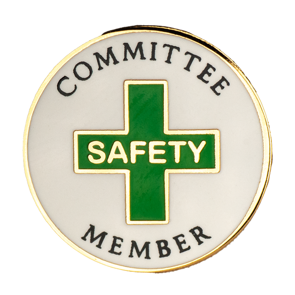 Safety committee pins discount