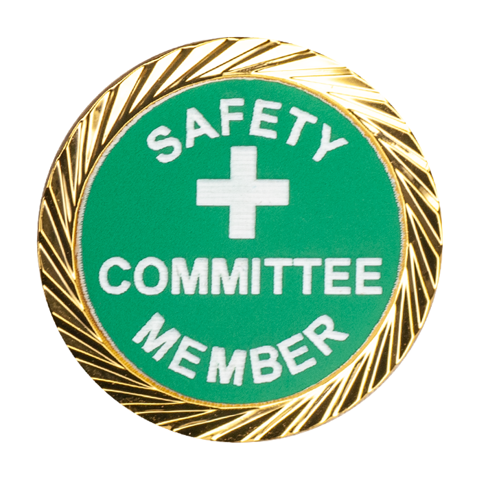 Safety Committee Member Pin - Green