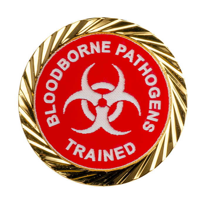 Bloodborne Pathogens Trained Lapel Pin