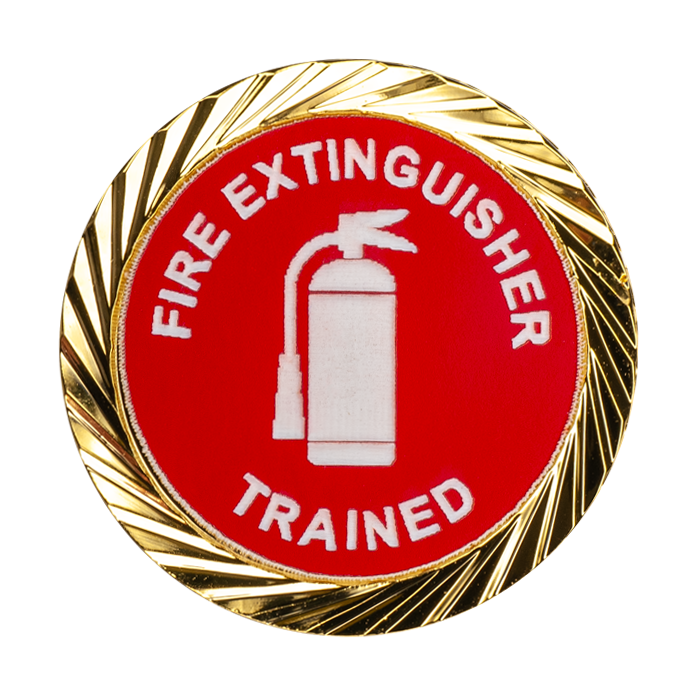 Fire Extinguisher Trained Lapel Pin