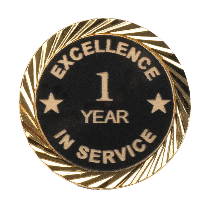 Kin In Service Pin Excellence in Service Pin 1-60 years – awardshere.com