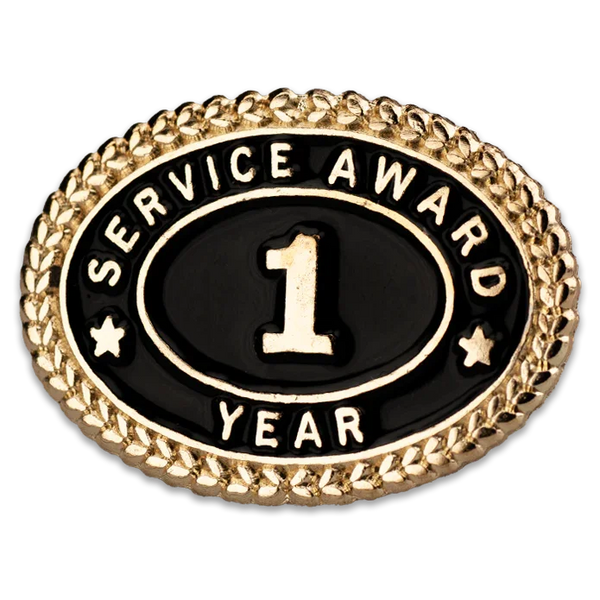 1 Year Service Award Pin - awardshere.com