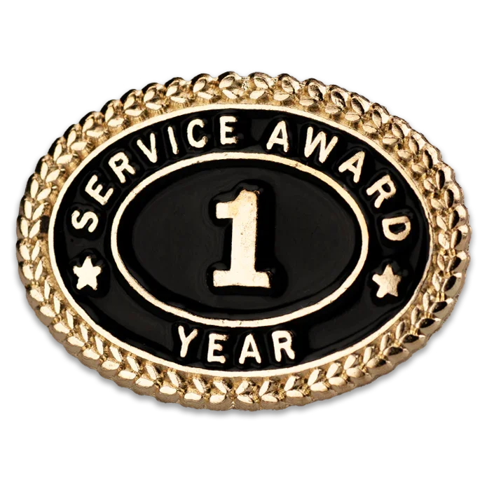 1 Year Service Award Pin - awardshere.com