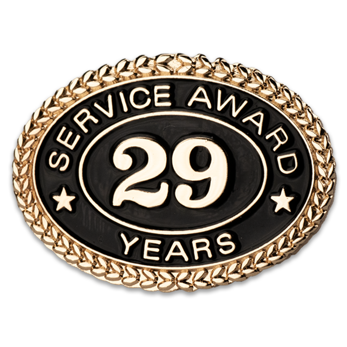 29 Years Service Award Pin - Magnetic Back