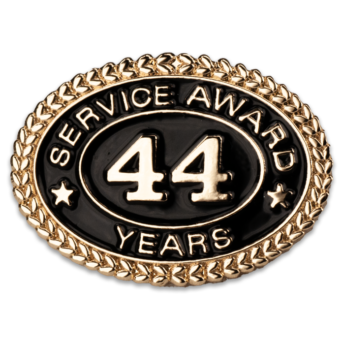 44 Years Service Award Pin - Magnetic Back