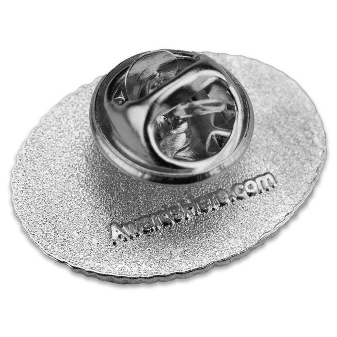 Silver 35 Years Service Award Pin