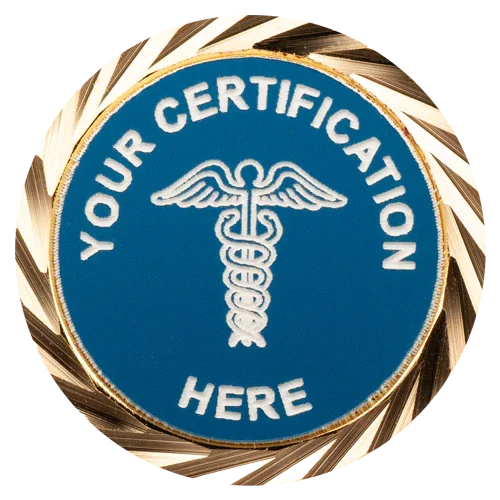 Custom Medical Lapel Pin with your Medical Certification Engraved ...
