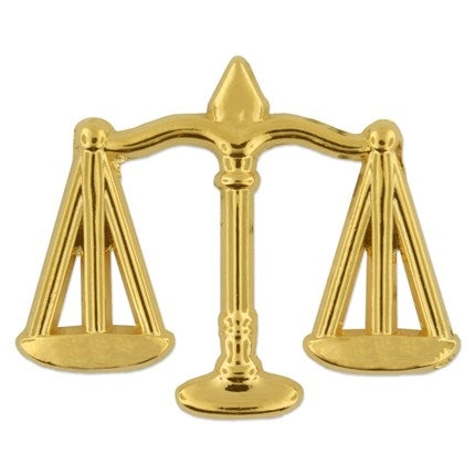 Scales Justice Pin