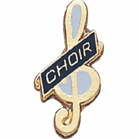 Choir Clef Pin