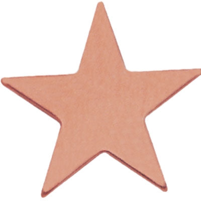 Bronze Smooth Star Lapel Pin
