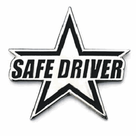 Safe Driver Star Pin