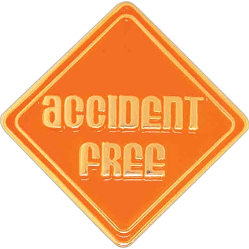 Accident Free Pin