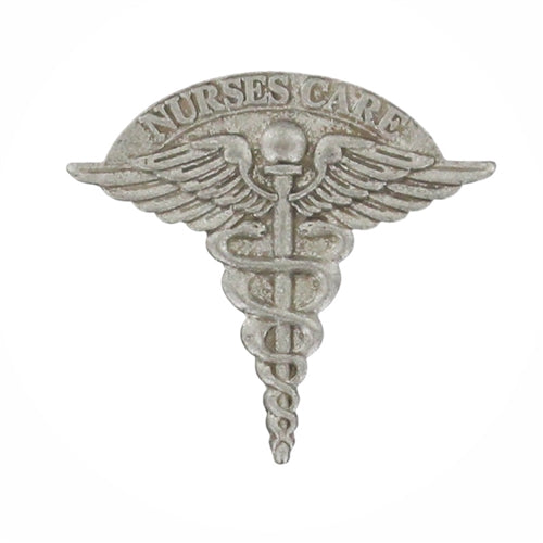 Nurses Care Pin, Pewter