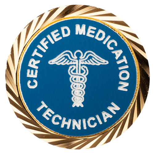 Certified Medication Technician lapel pin