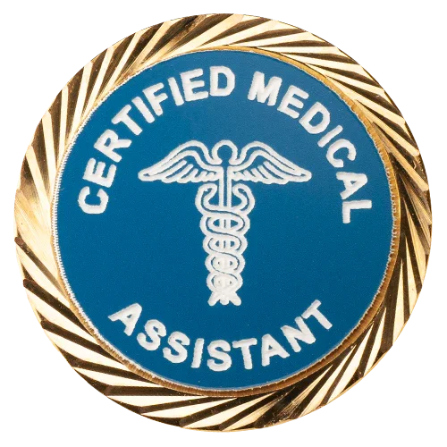 Medical Label Pin Certified Medical Assistant Lapel Pin – awardshere.com