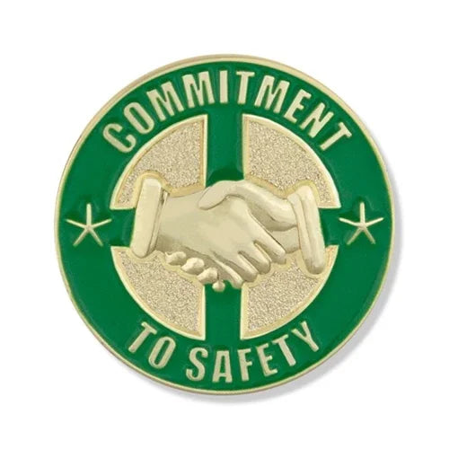 Commitment Base Safety Commitment to Safety Pin – awardshere.com
