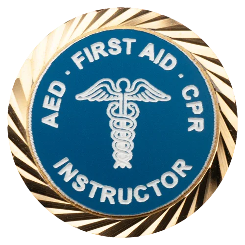 AED - First Aid - CPR Instructor Lapel Pin – awardshere.com
