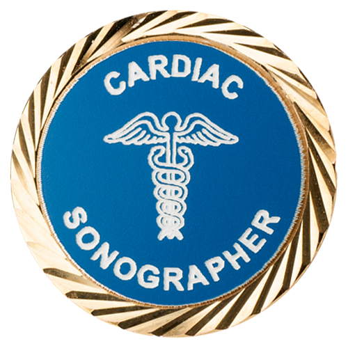 Cardiac Sonographer Lapel Pin
