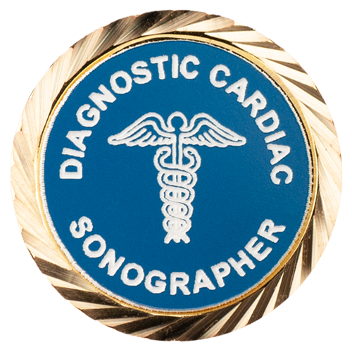 Diagnostic Cardiac Sonographer Lapel Pin
