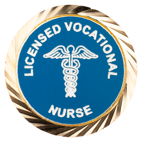 Licensed Vocational Nurse Lapel Pin