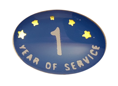 Self-Adhesive Years-of-Service Employee Recognition Stickers ...