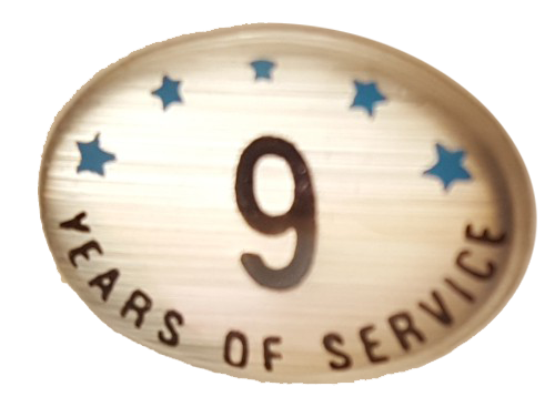 9 Years Self Adhesive Years of Service