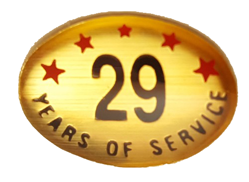 29 Years Self Adhesive Years of Service