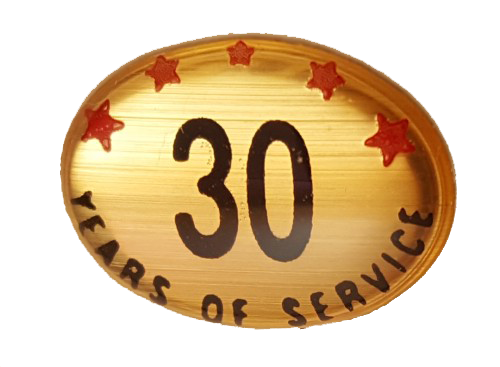 30 Years Self Adhesive Years of Service