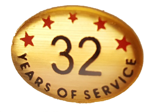 32 Years Self Adhesive Years of Service