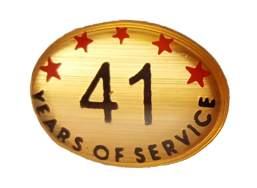 41 Years Self Adhesive Years of Service