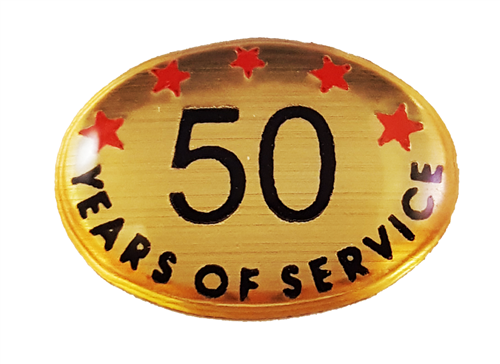 50 Years Self Adhesive Years of Service