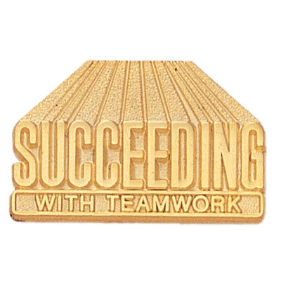 Succeeding with Teamwork Pin