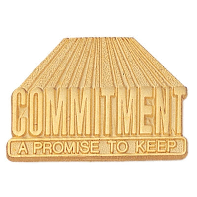 Commitment a Promise to Keep Pin