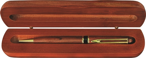 Engraved Rosewood Box and Pen or Pencil