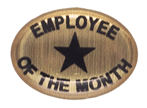 Self Adhesive Employee of the Month Award